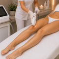Dauerhafte Laser-Haarentfernung der gesamten Beine für Damen in Baar.