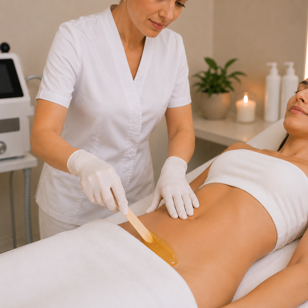 Professionelles Brazilian Sugaring in Baar, Zug. Sanfte Haarentfernung im Intimbereich mit natürlicher Zuckerpaste für langanhaltend glatte Haut.