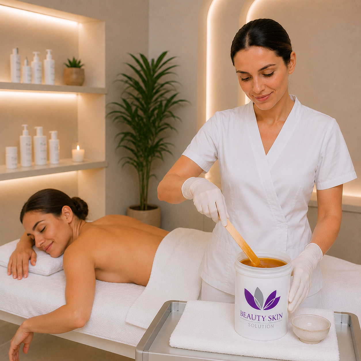 Professionelles Sugaring des Gesäßes in Baar, Zug. Sanfte Haarentfernung mit natürlicher Zuckerpaste für glatte und gepflegte Haut.