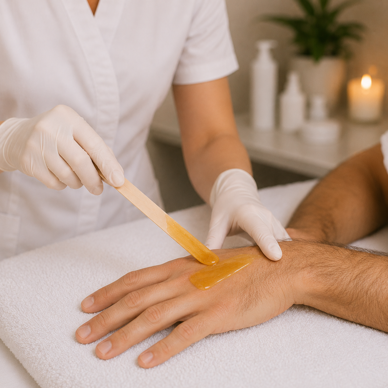 Professionelles Sugaring der Hände in Baar, Zug. Sanfte Haarentfernung mit natürlicher Zuckerpaste für glatte, gepflegte und schöne Hände.