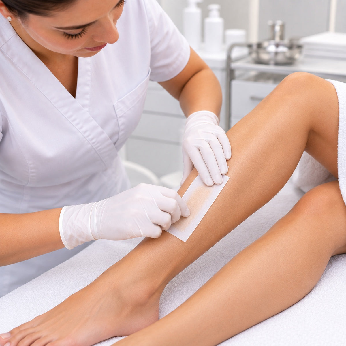 Waxing Beine halb für Damen bei Beauty Skin Solution in Baar und Zug